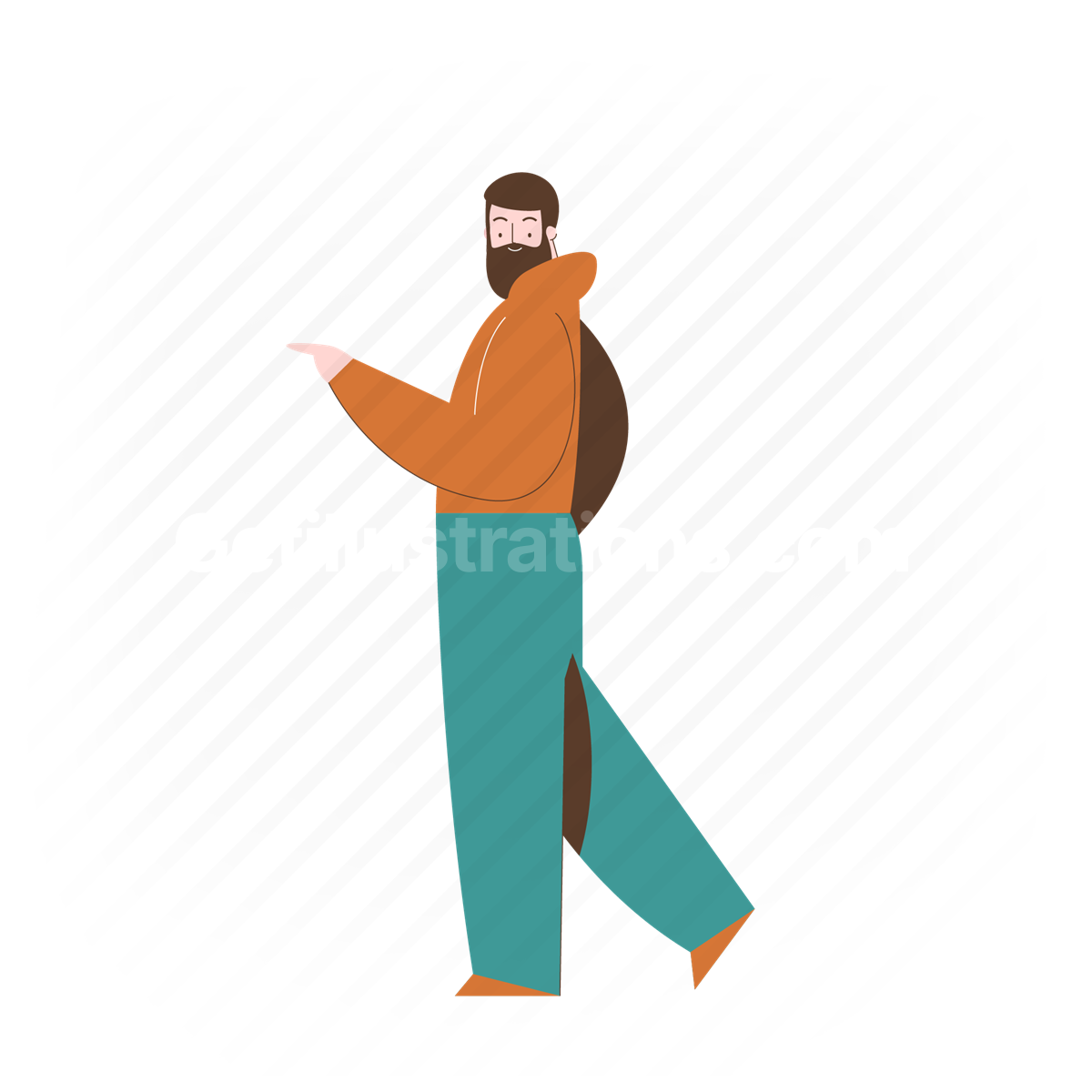 gesture, hipster man, man, male, person